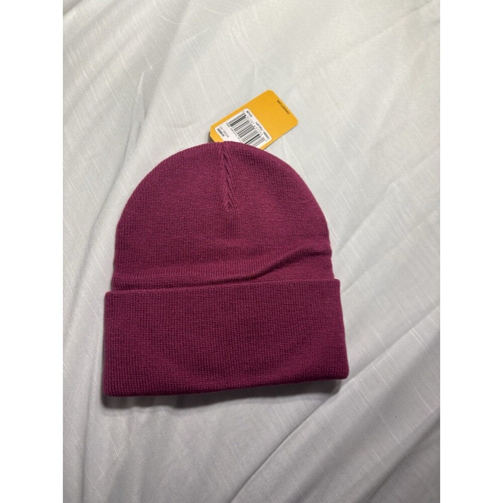 Carhartt Youth Knit Beanie Festival Fuchsia Purple Winter Hat AH8990 NWT - Picture 2 of 4